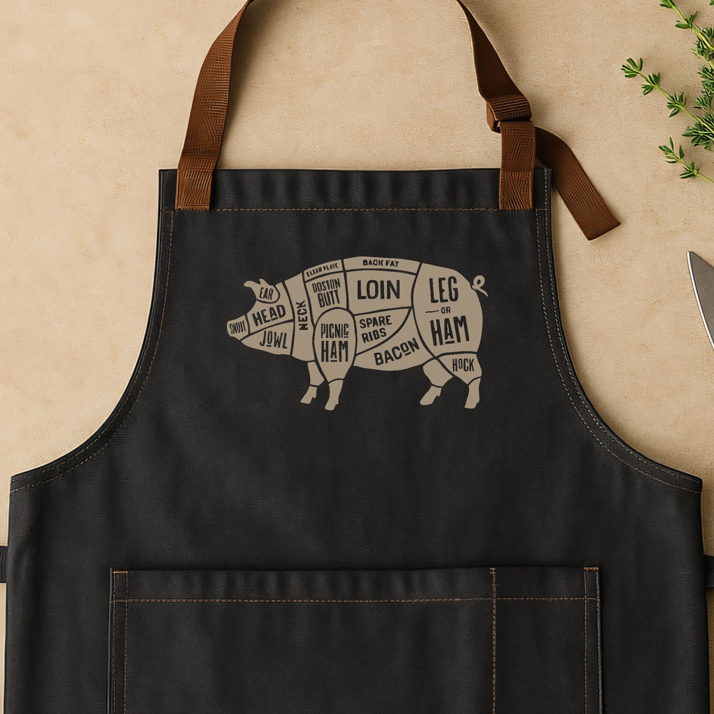 Pig Butcher Apron