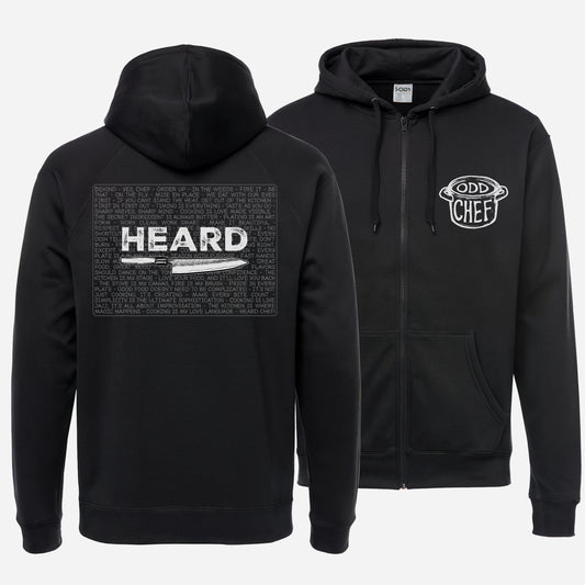 Heard Kitchen Phrase Unisex heavy blend zip hoodie