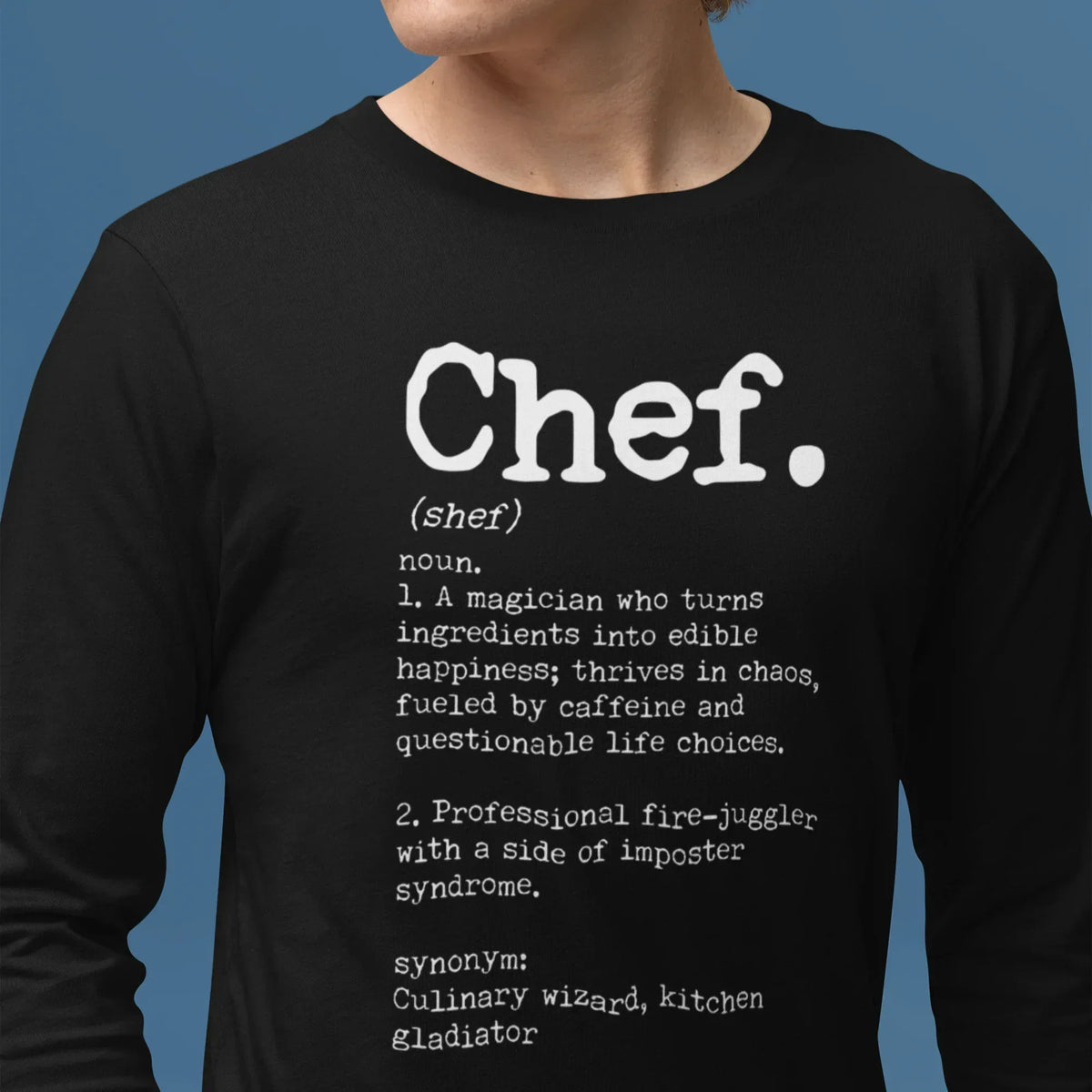 Chef Definition Unisex Long Sleeve Tee - Odd Chef