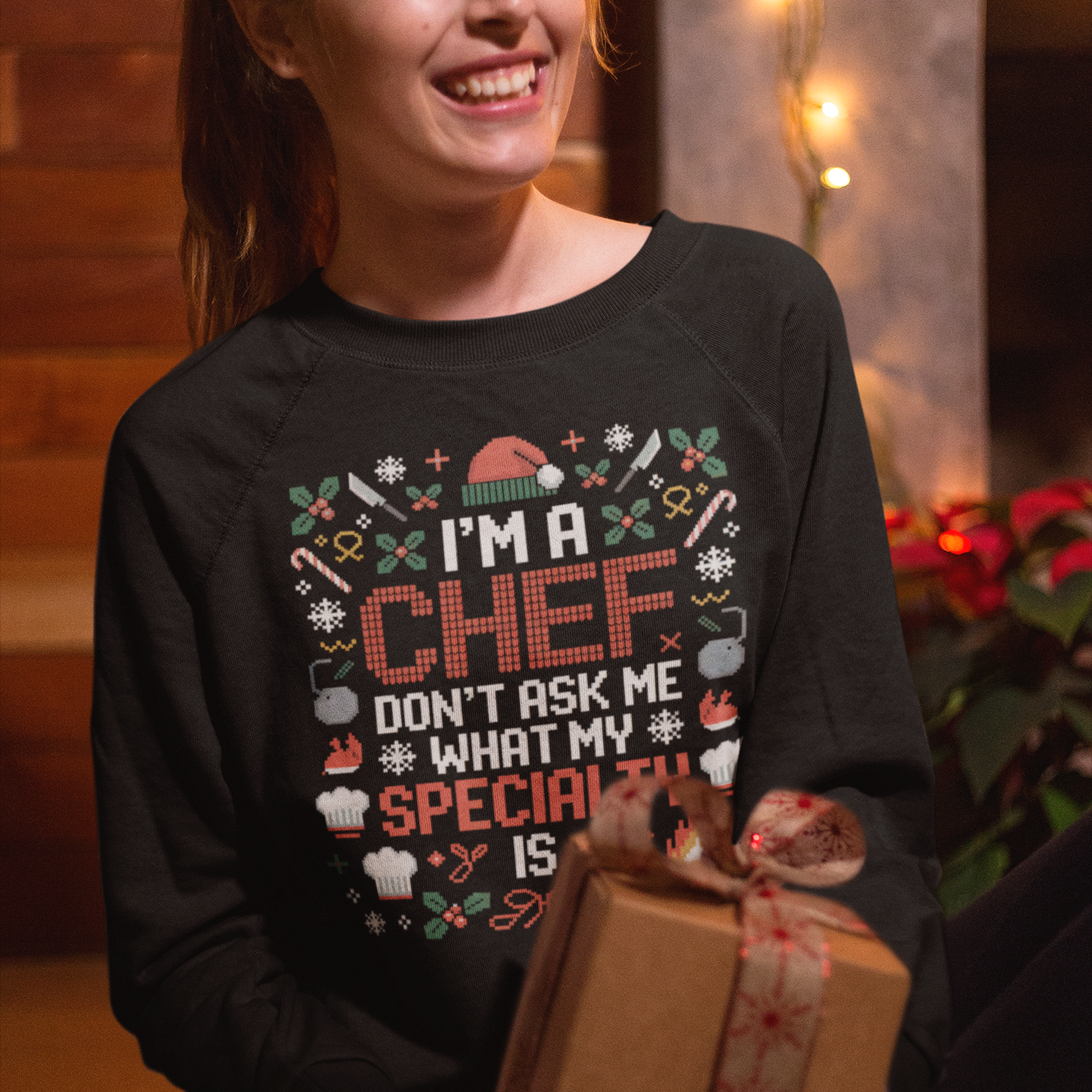 Chef Ugly Christmas Sweater