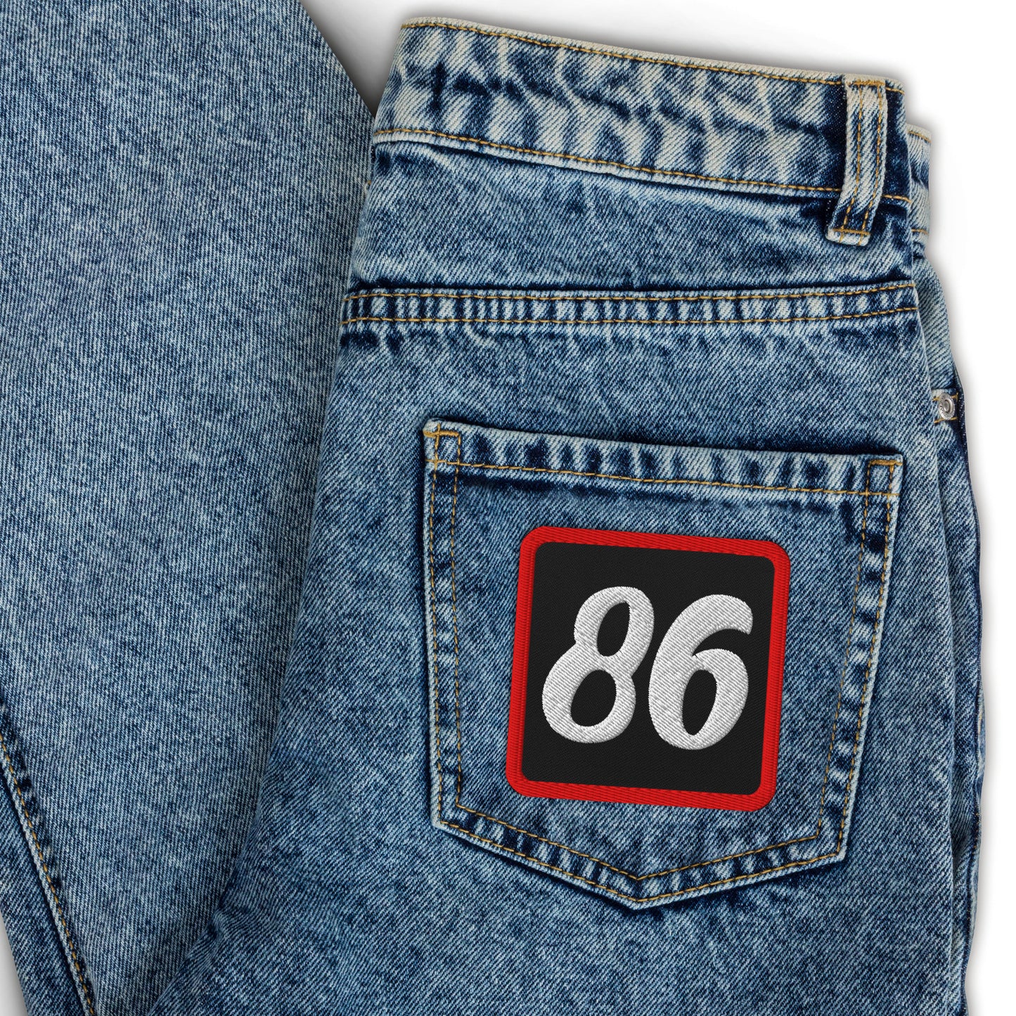 86 Embroidered patch