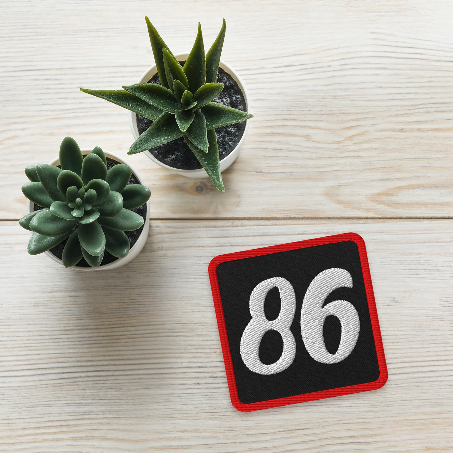 86 Embroidered patch