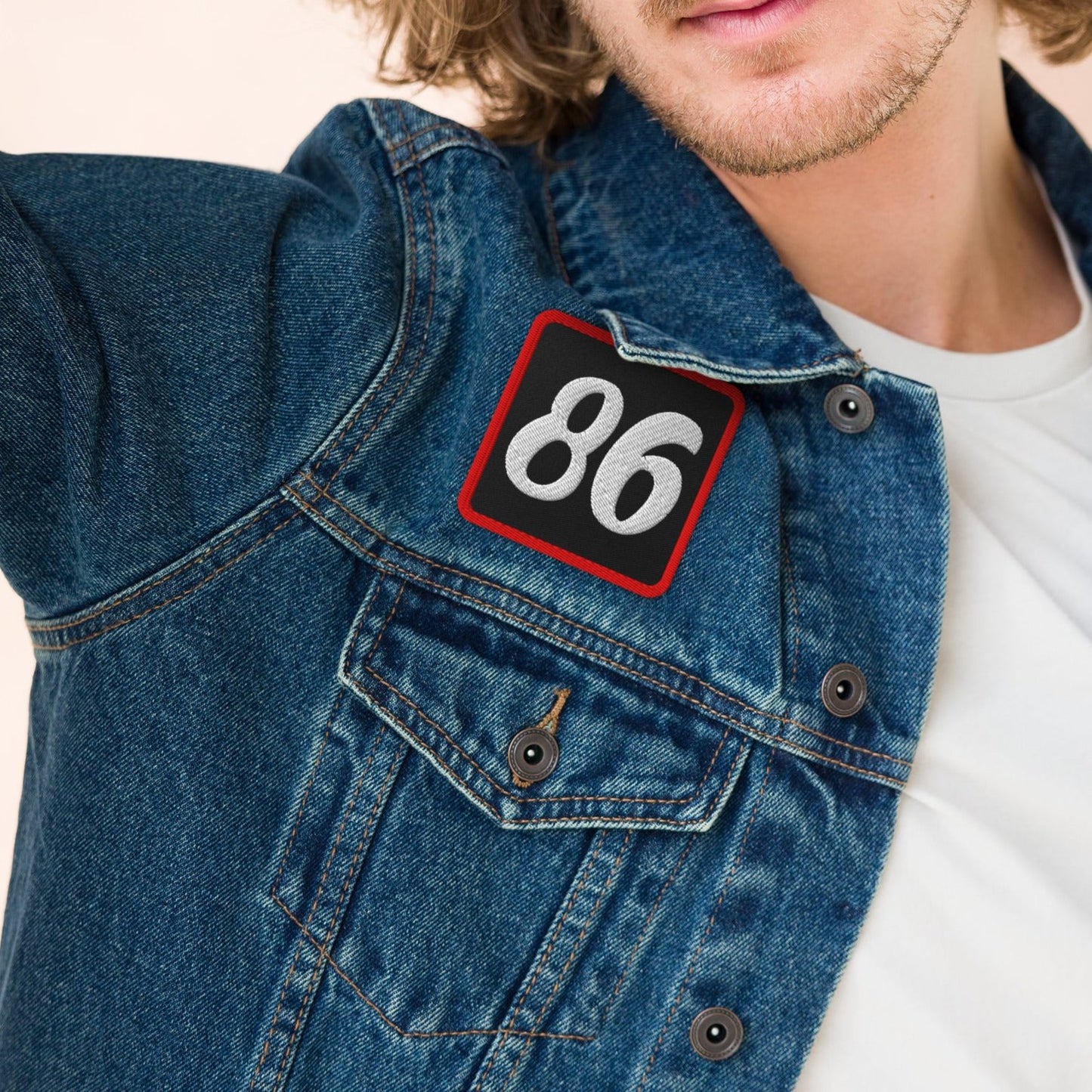 86 Embroidered patch