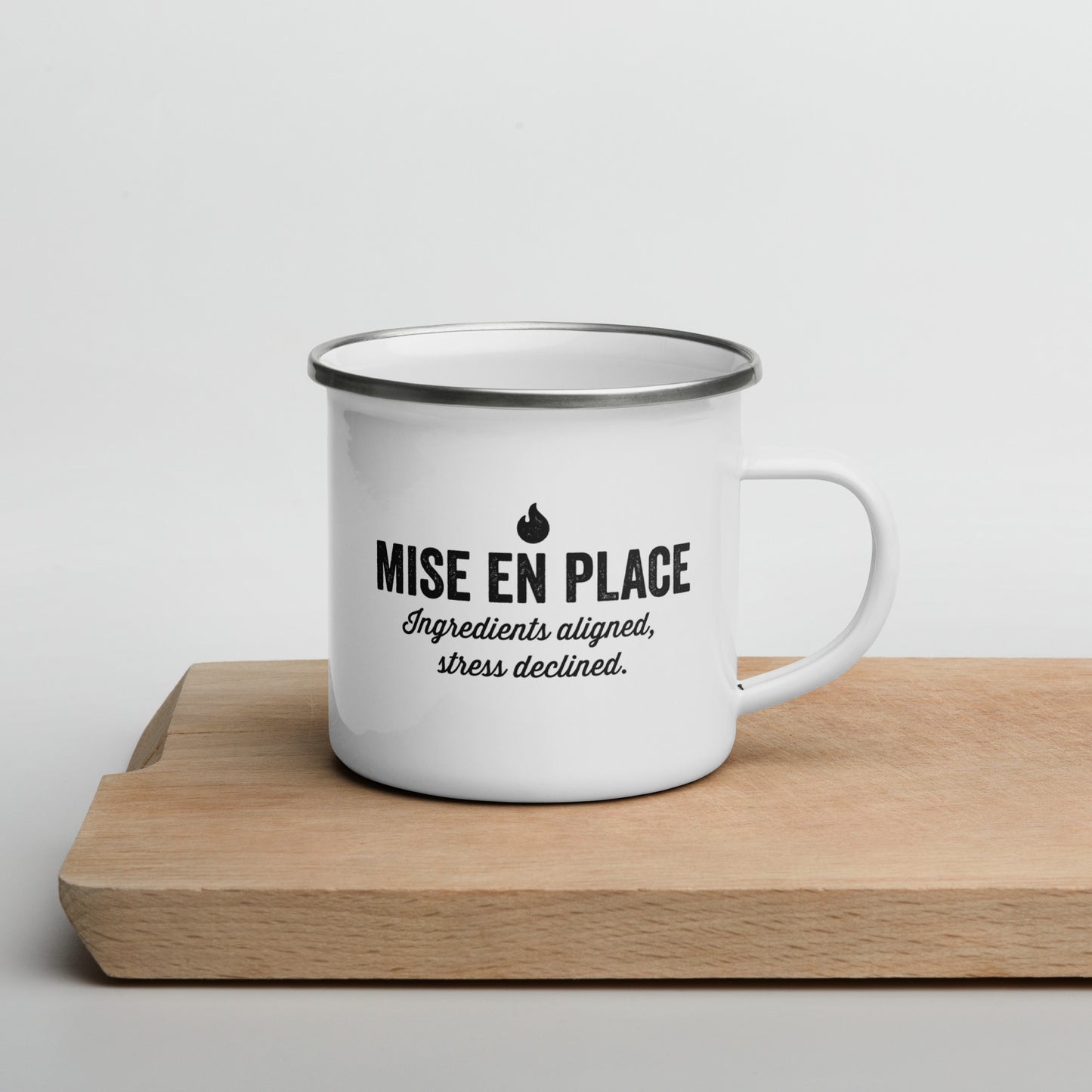 Mise En Place Enamel Mug