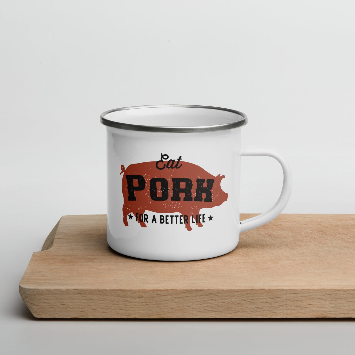 Pork Butcher Enamel Mug