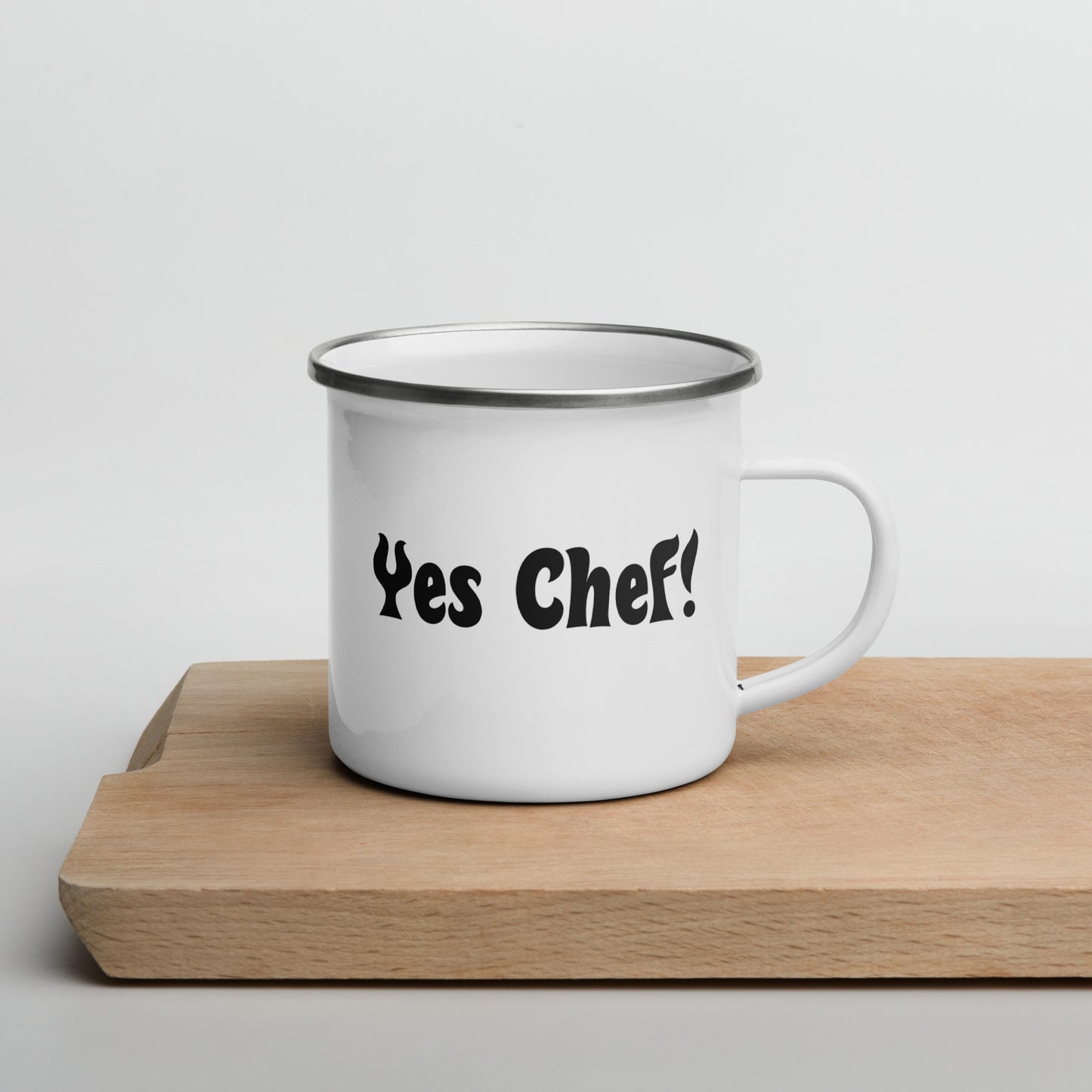 Yes Chef Enamel Mug