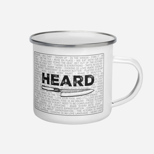 Heard Phrase Enamel Mug