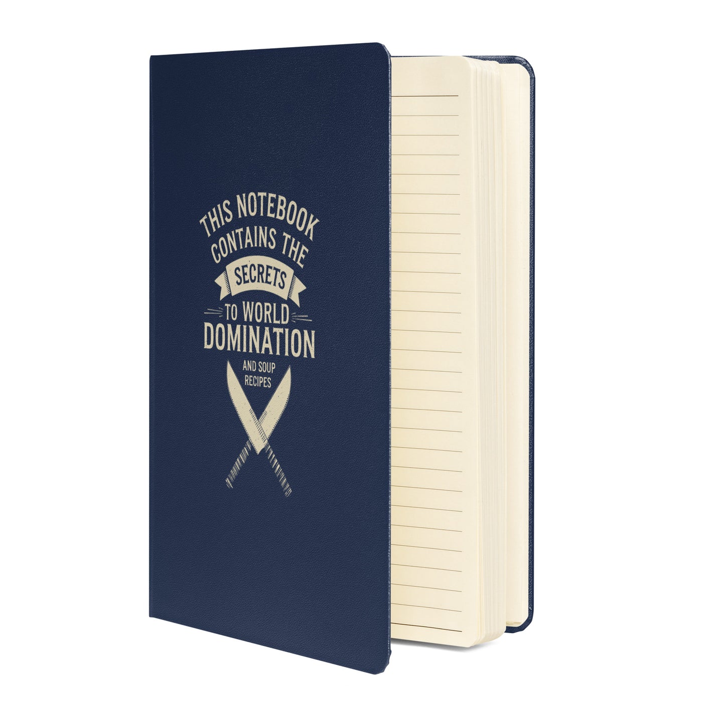 World Domination Chef Hardcover bound notebook