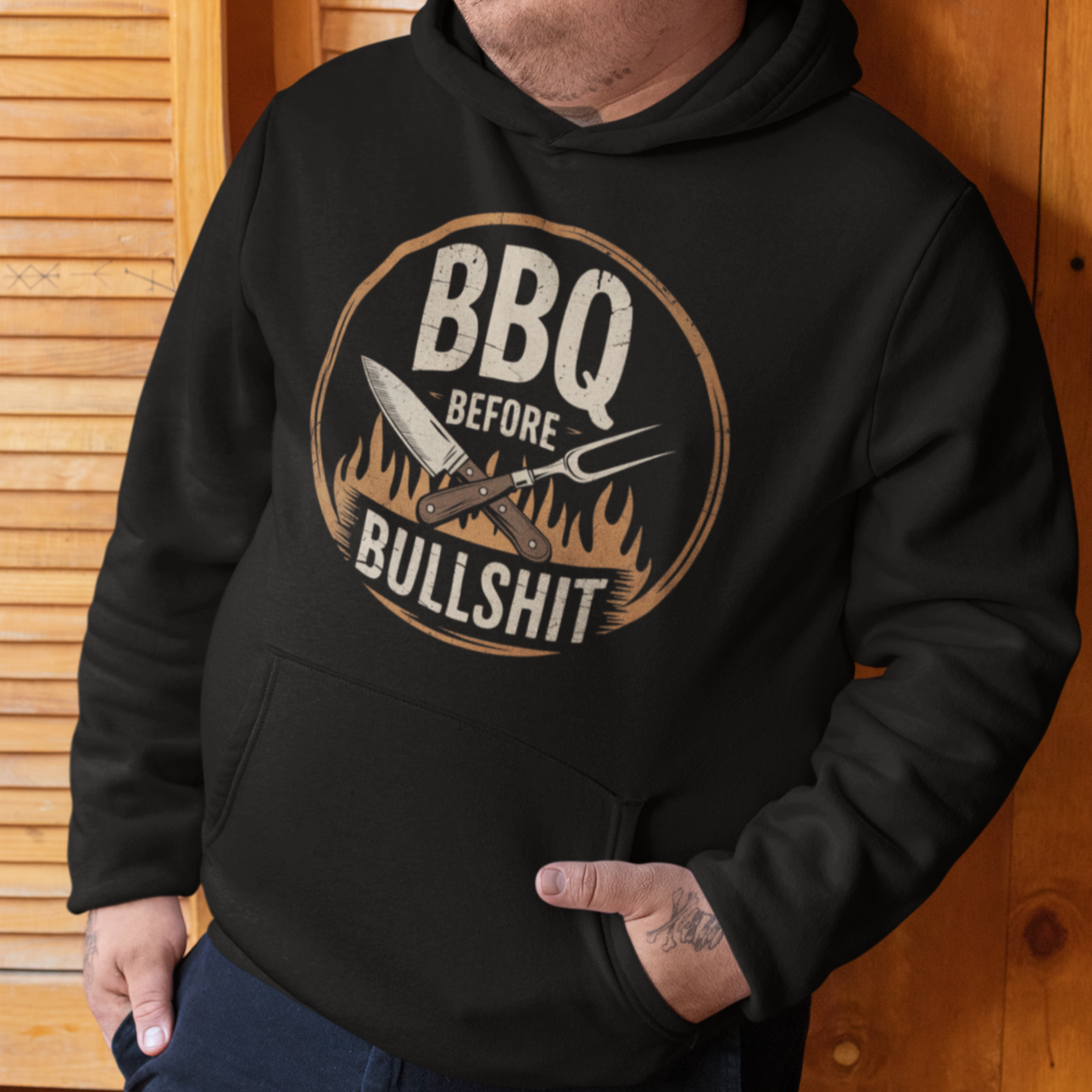 BBQ Before Bullshit Unisex Hoodie
