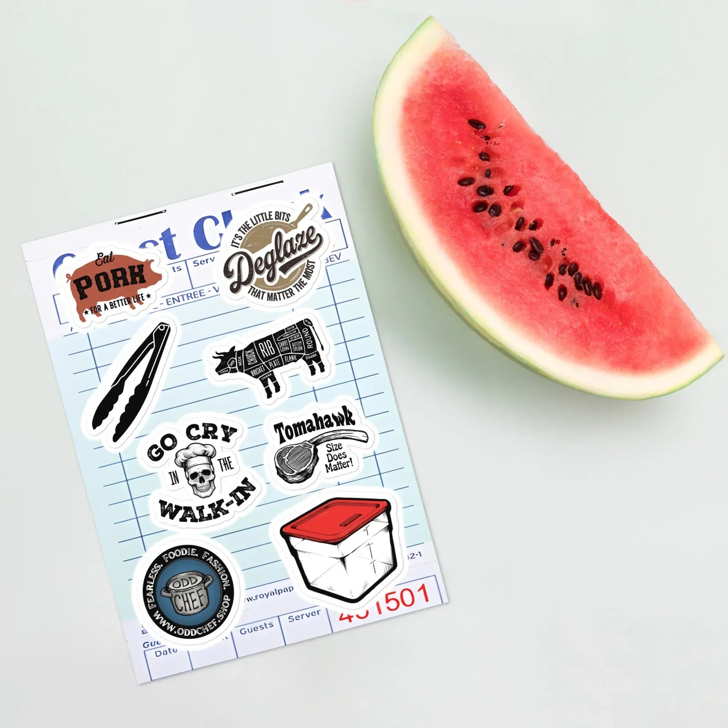 Chef Sticker Sheet 2 - Odd Chef