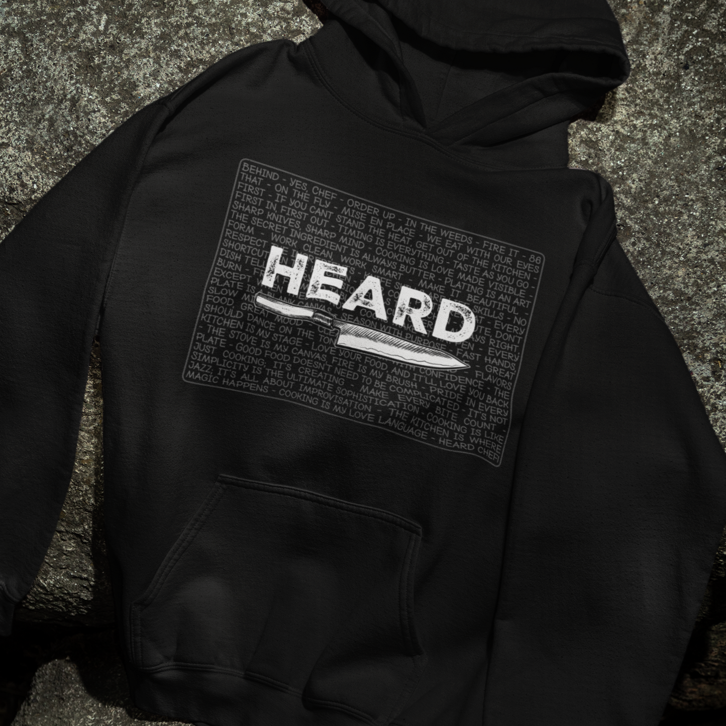Heard Kitchen Phrase Unisex Hoodie