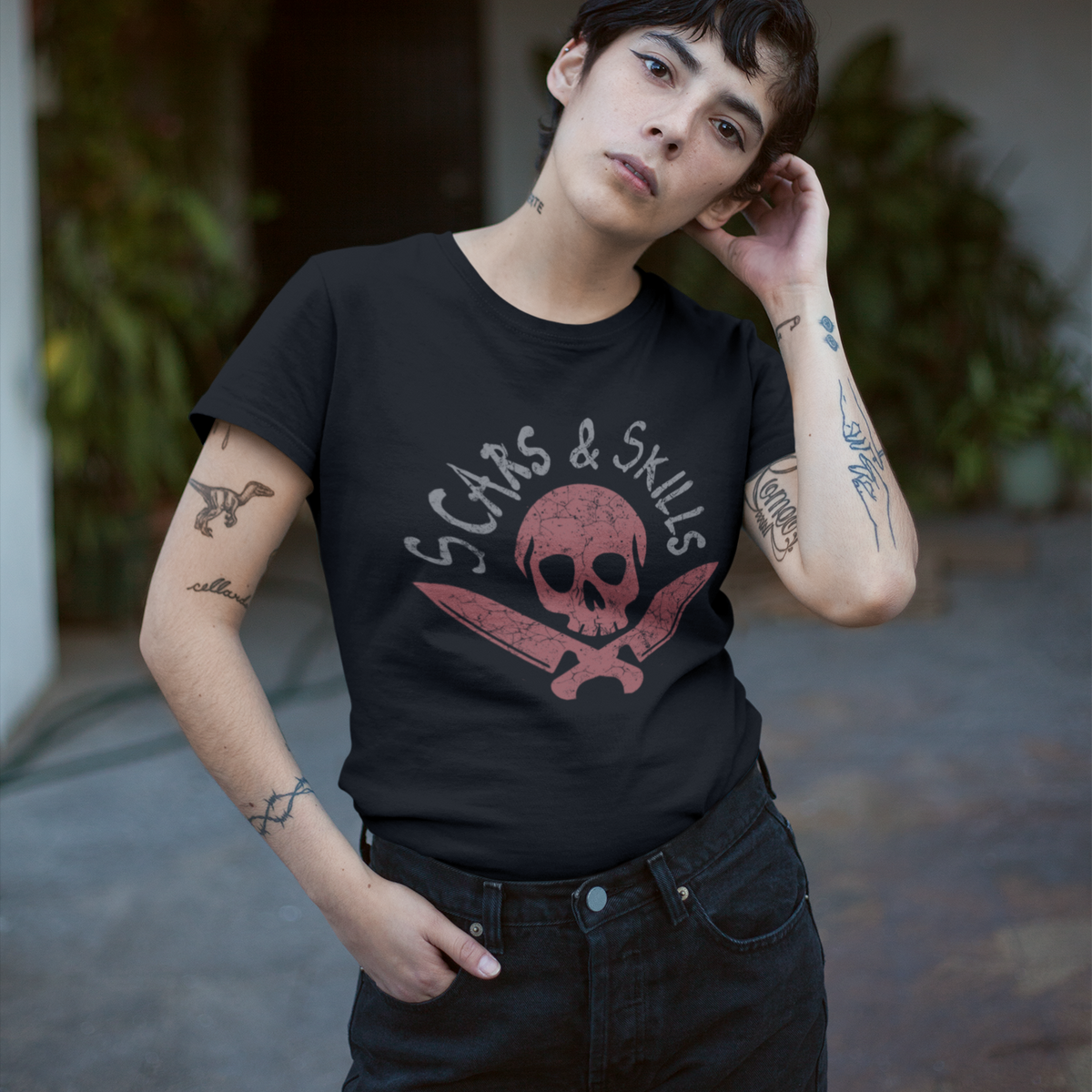 Scars & Skills Skull Unisex Tee