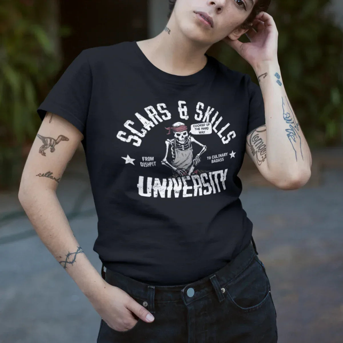 Scars & Skills University Unisex Tee - Odd Chef