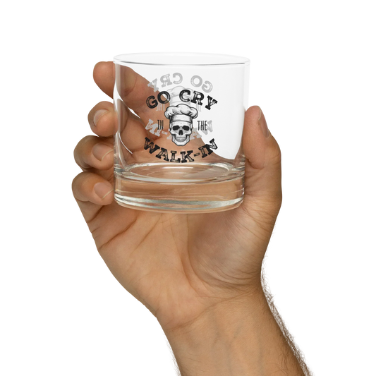 Go Cry in the Walk-In Rocks glass - Odd Chef