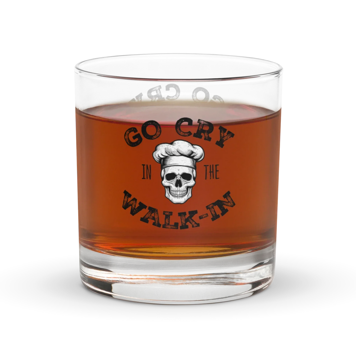 Go Cry in the Walk-In Rocks glass - Odd Chef
