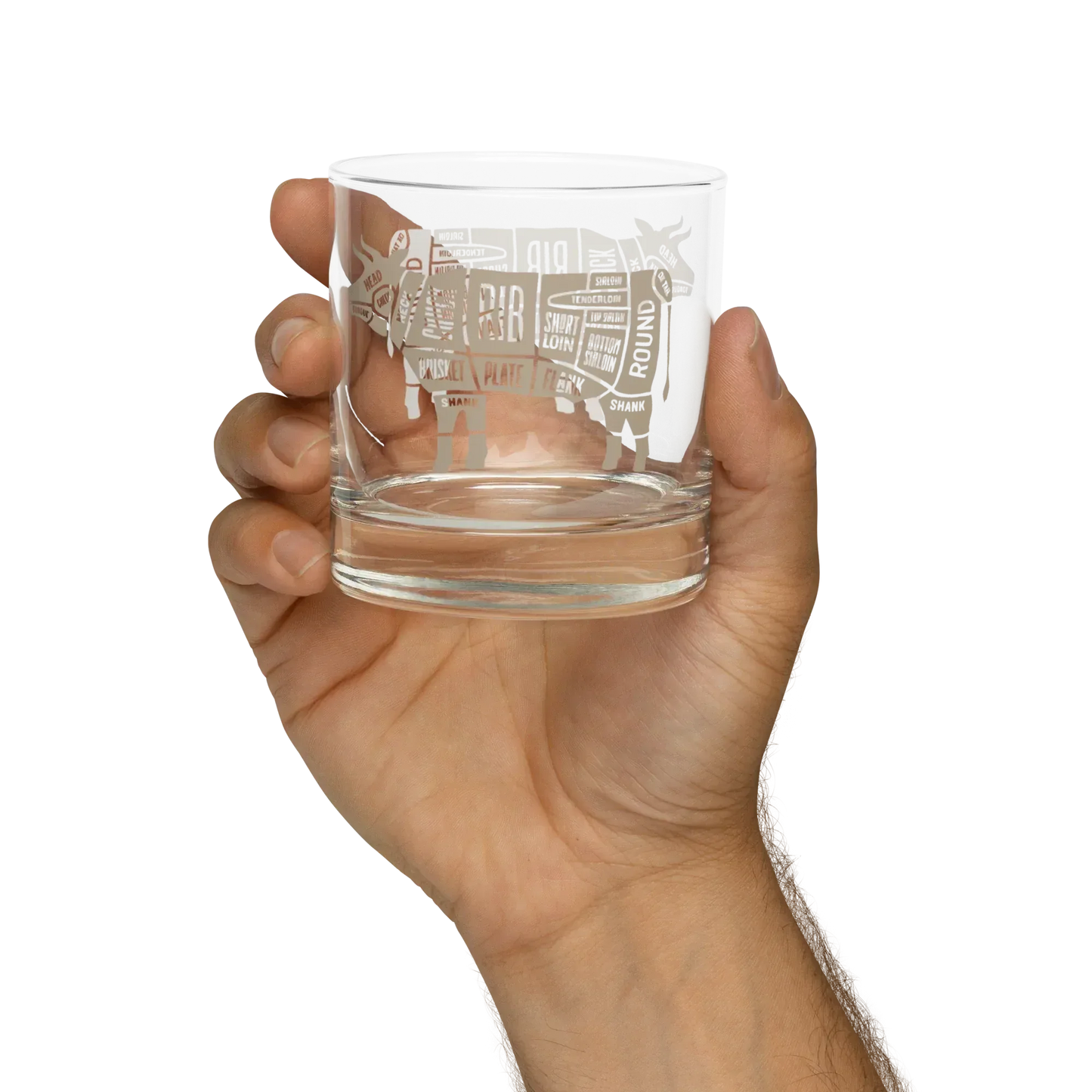 Cow Butcher Rocks glass - Odd Chef