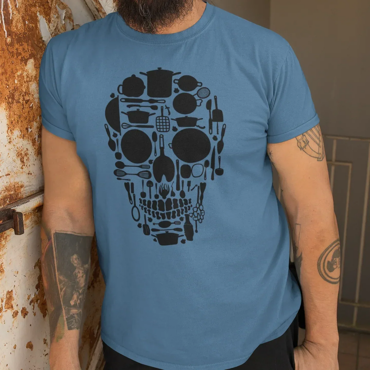 Skull Chef Kitchen Unisex Tee - Odd Chef