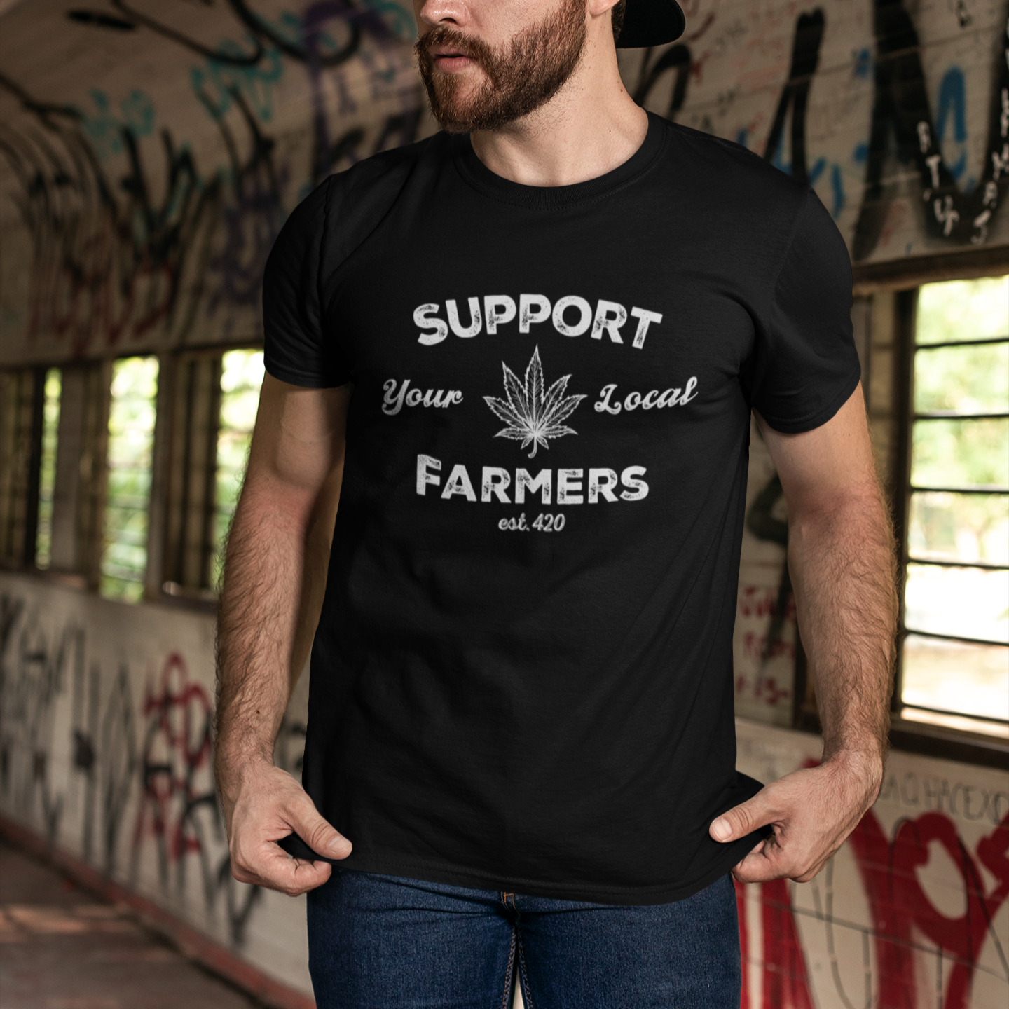 Support Farmers 420 Tee