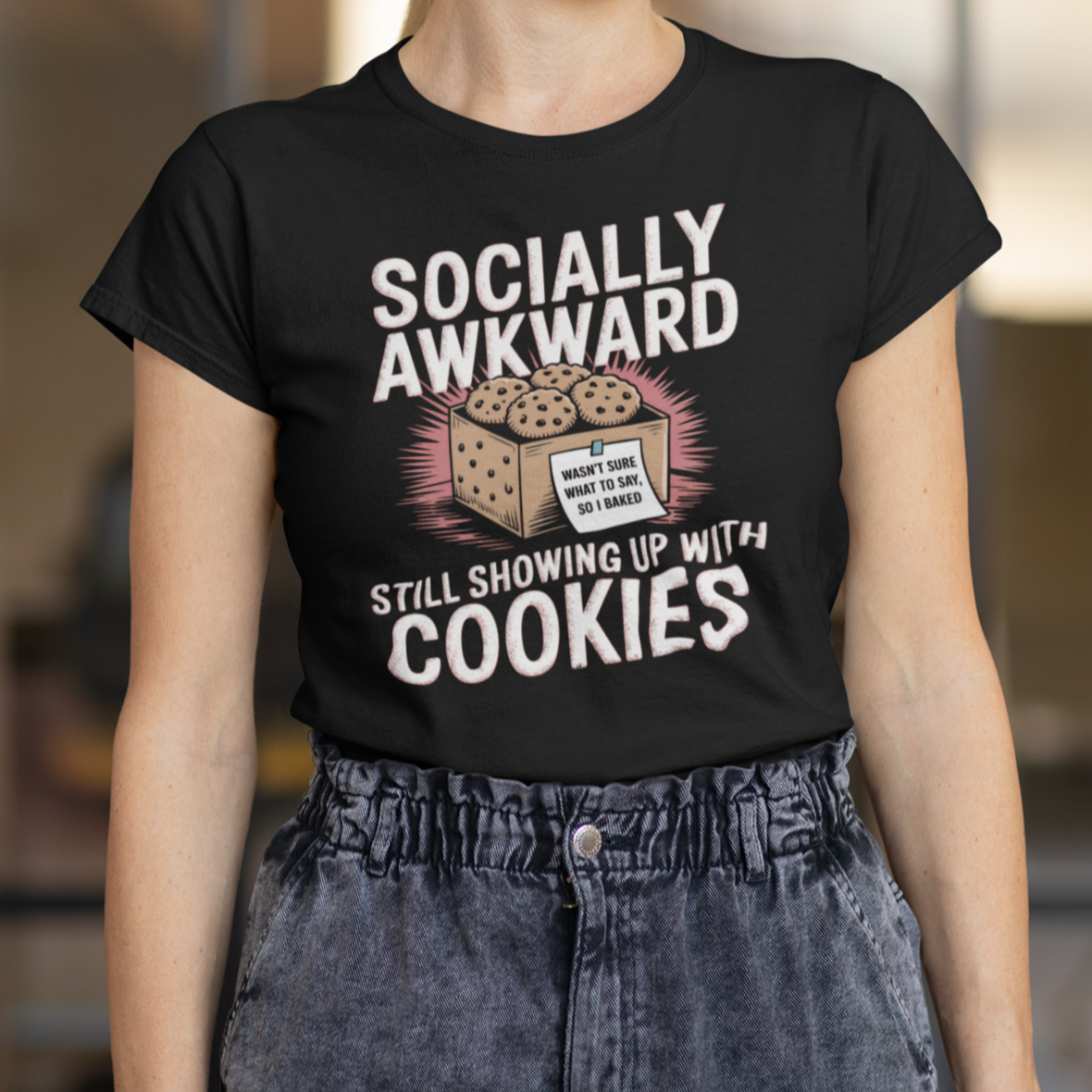 Showing Up With Cookies Tee