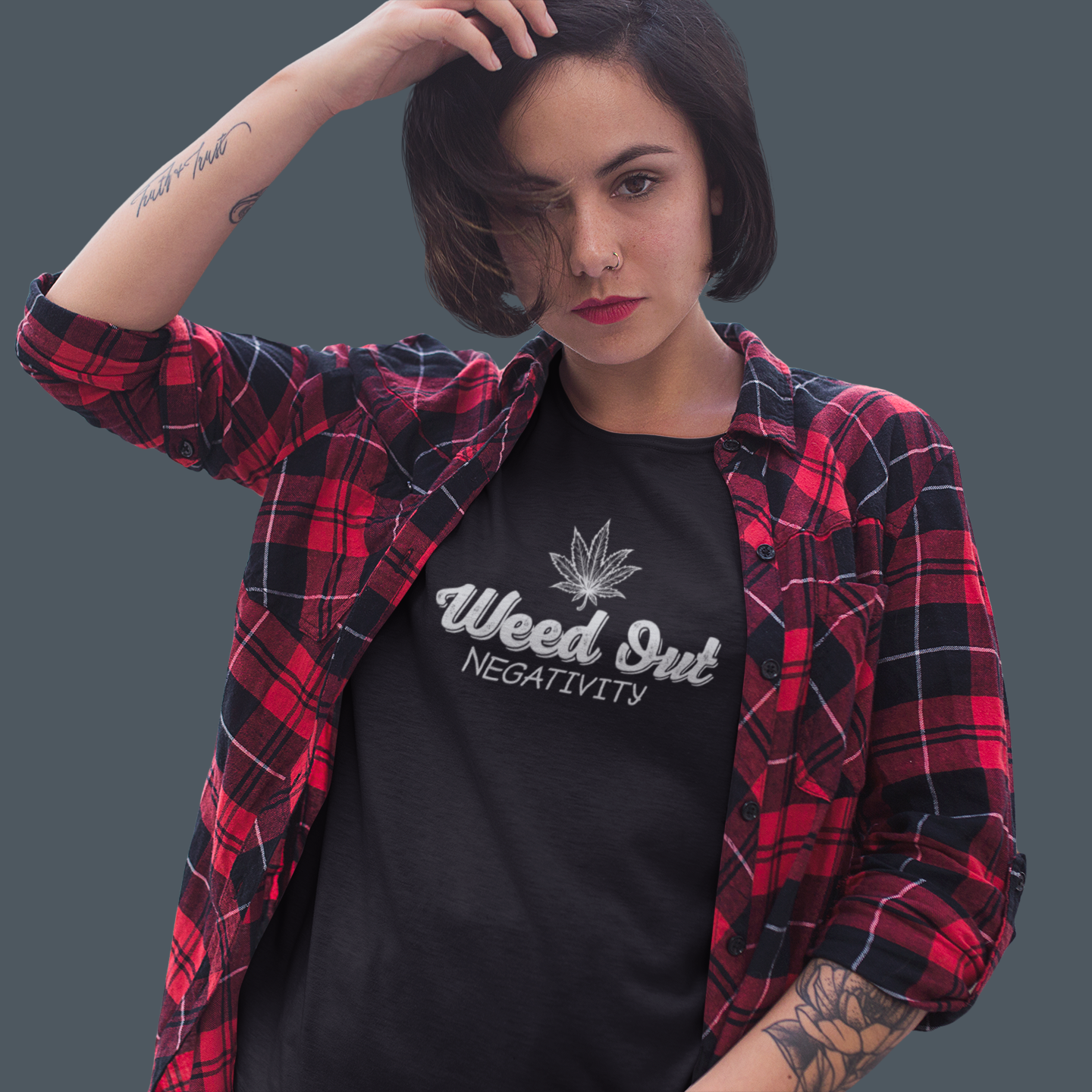 Weed Out Negativity 420 Tee