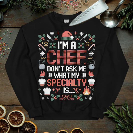 Chef Ugly Christmas Sweater