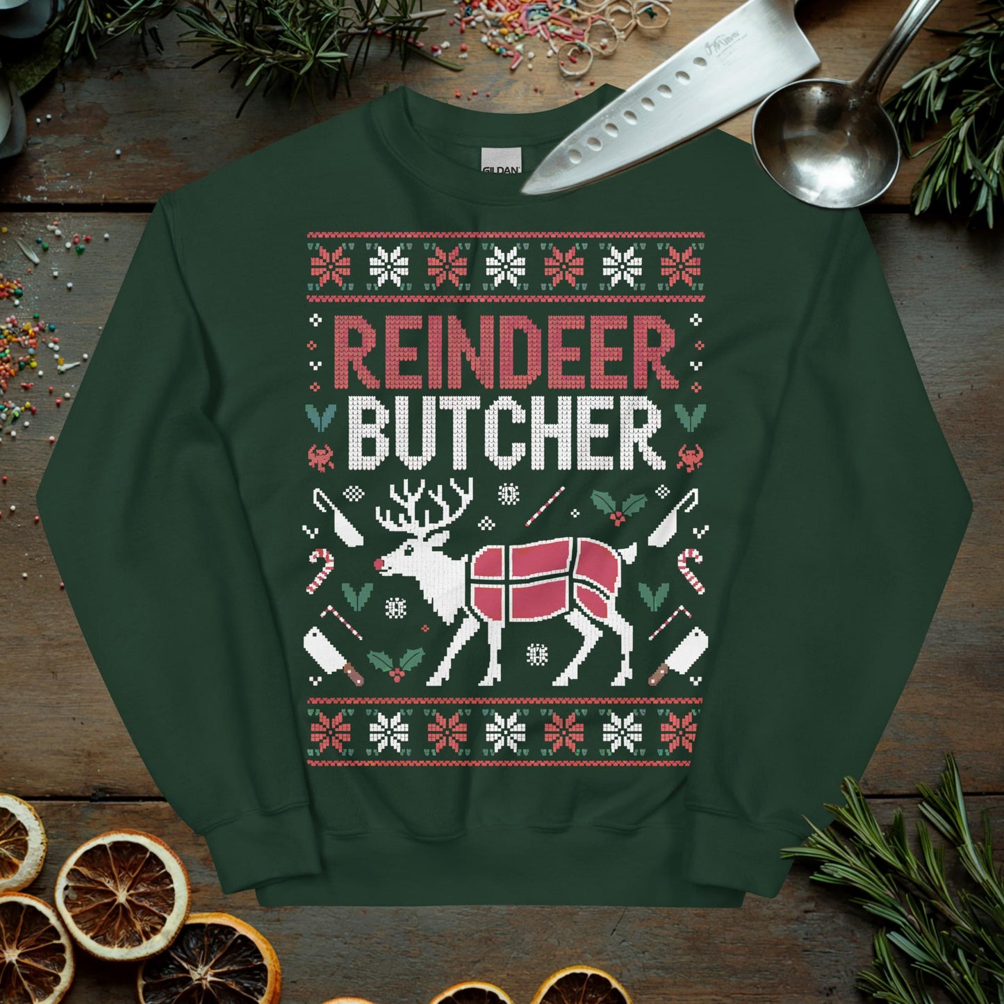 Chef Ugly Christmas Sweater