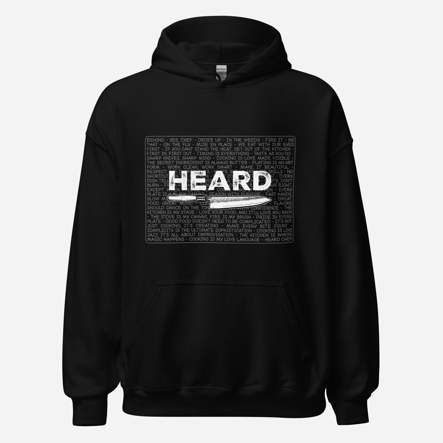 Heard Kitchen Phrase Unisex Hoodie