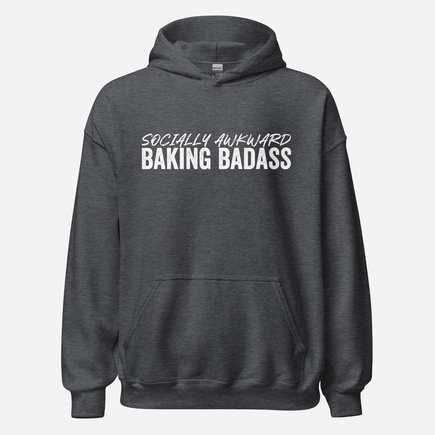 Socially Awkward Baking Badass Unisex Hoodie