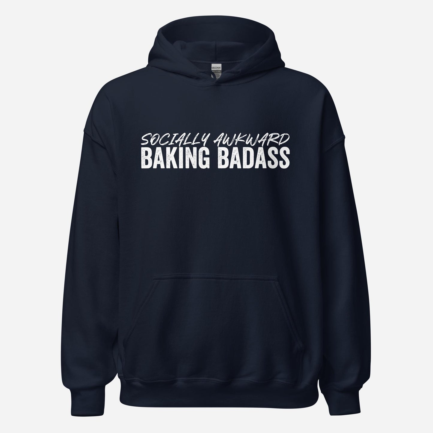 Socially Awkward Baking Badass Unisex Hoodie