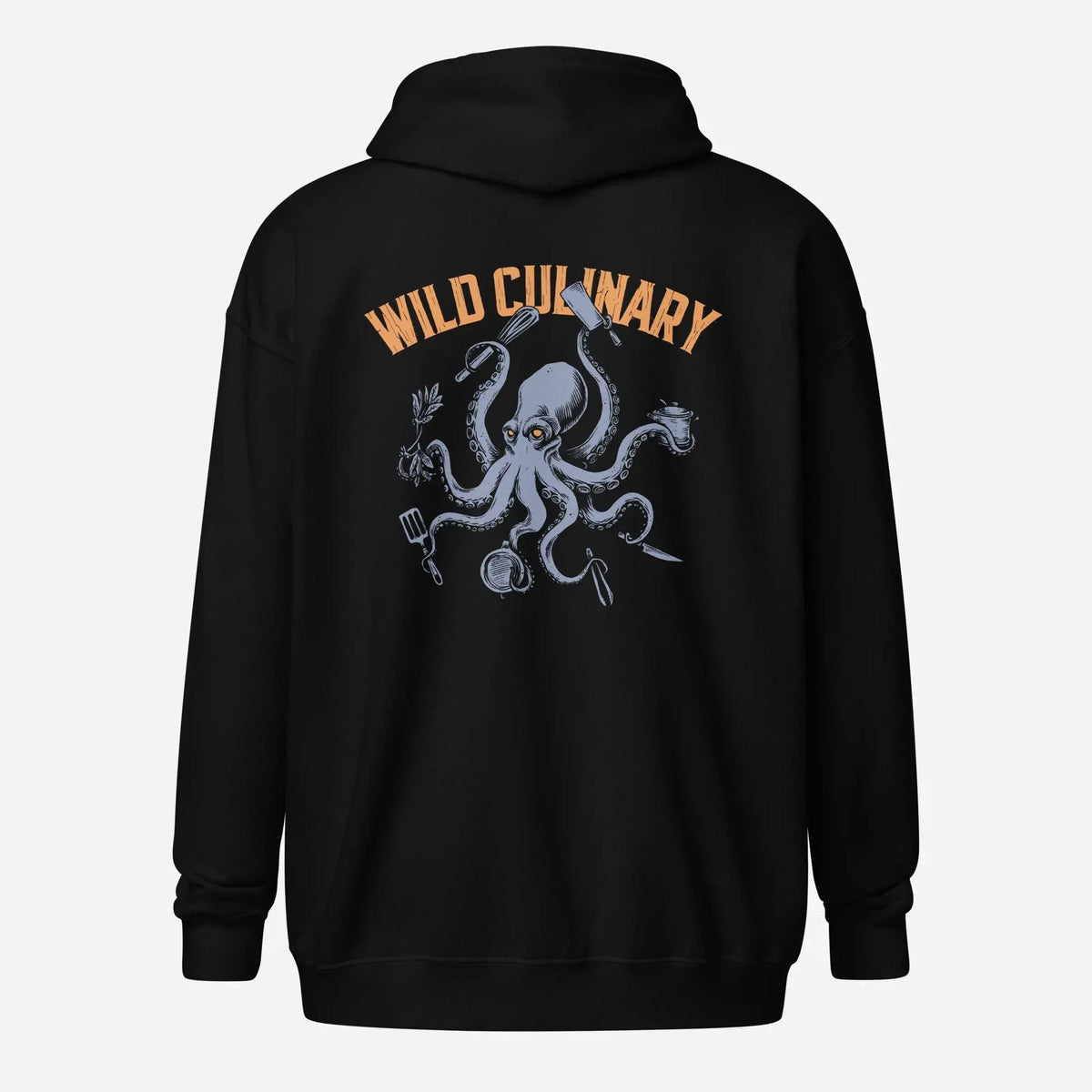 Official Wild Culinary Octo-Chef Unisex heavy blend zip hoodie - Odd Chef