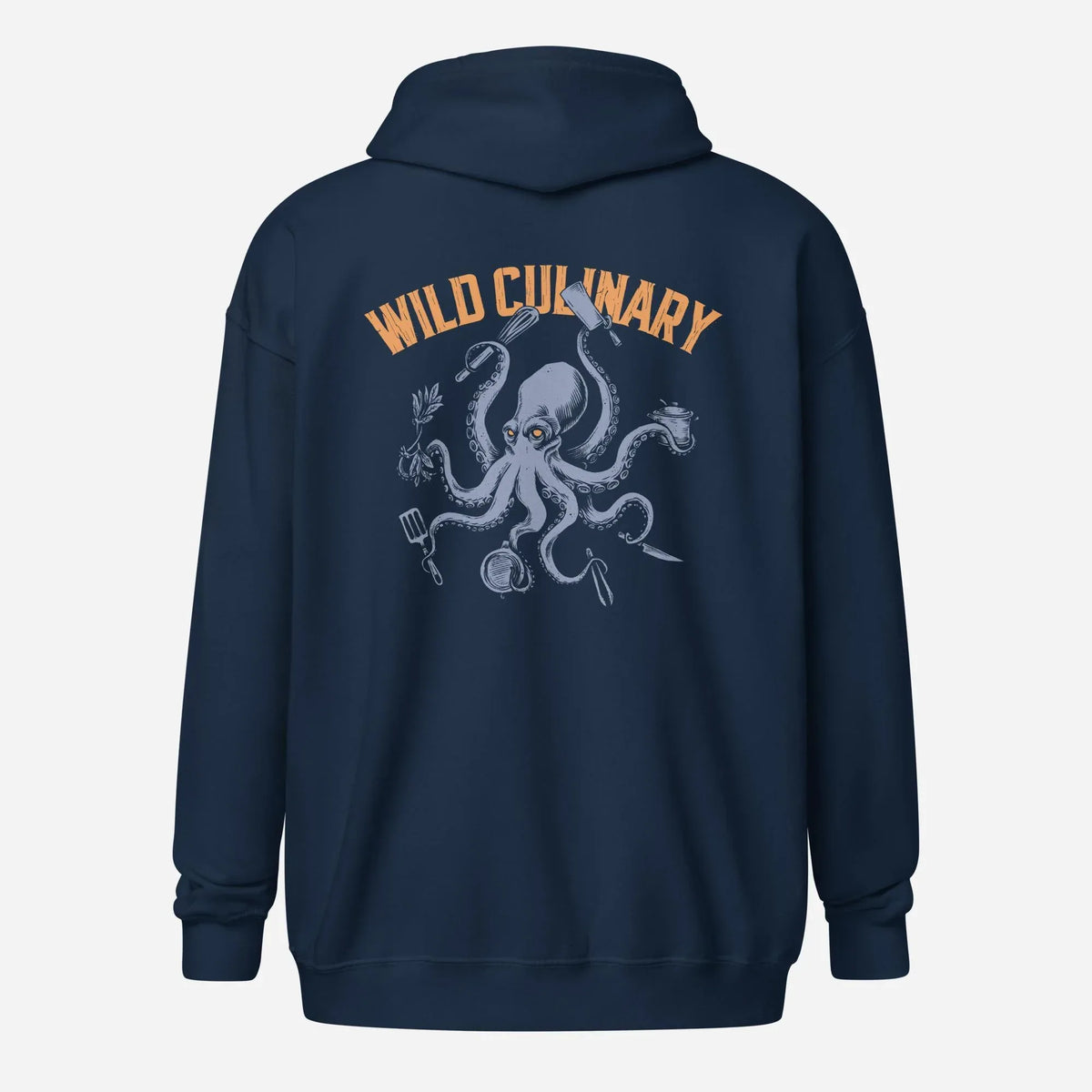 Official Wild Culinary Octo-Chef Unisex heavy blend zip hoodie - Odd Chef