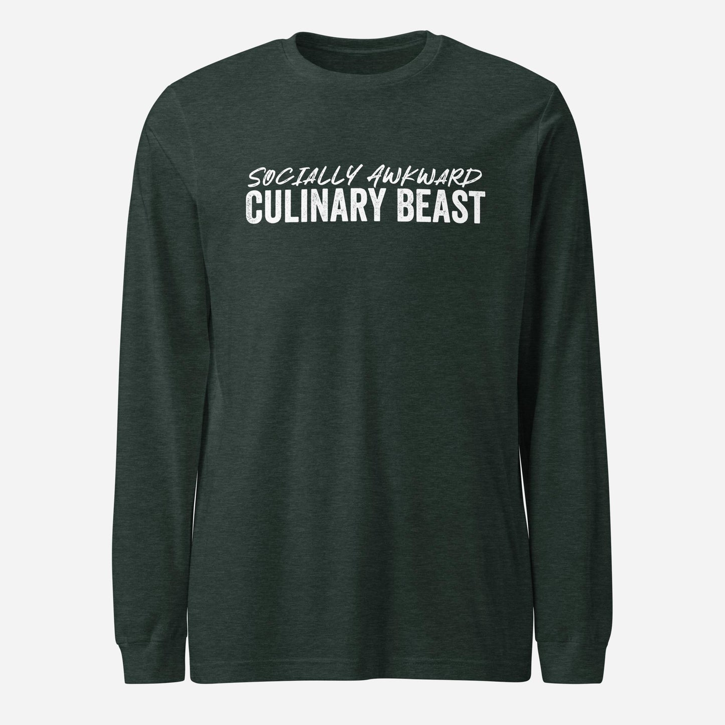 Socially Awkward Culinary Beast Unisex Long Sleeve Tee