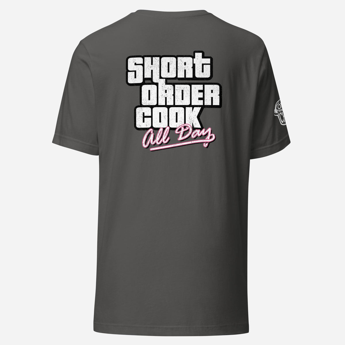 BACK PRINT Short Order Cook GTA Unisex Tee