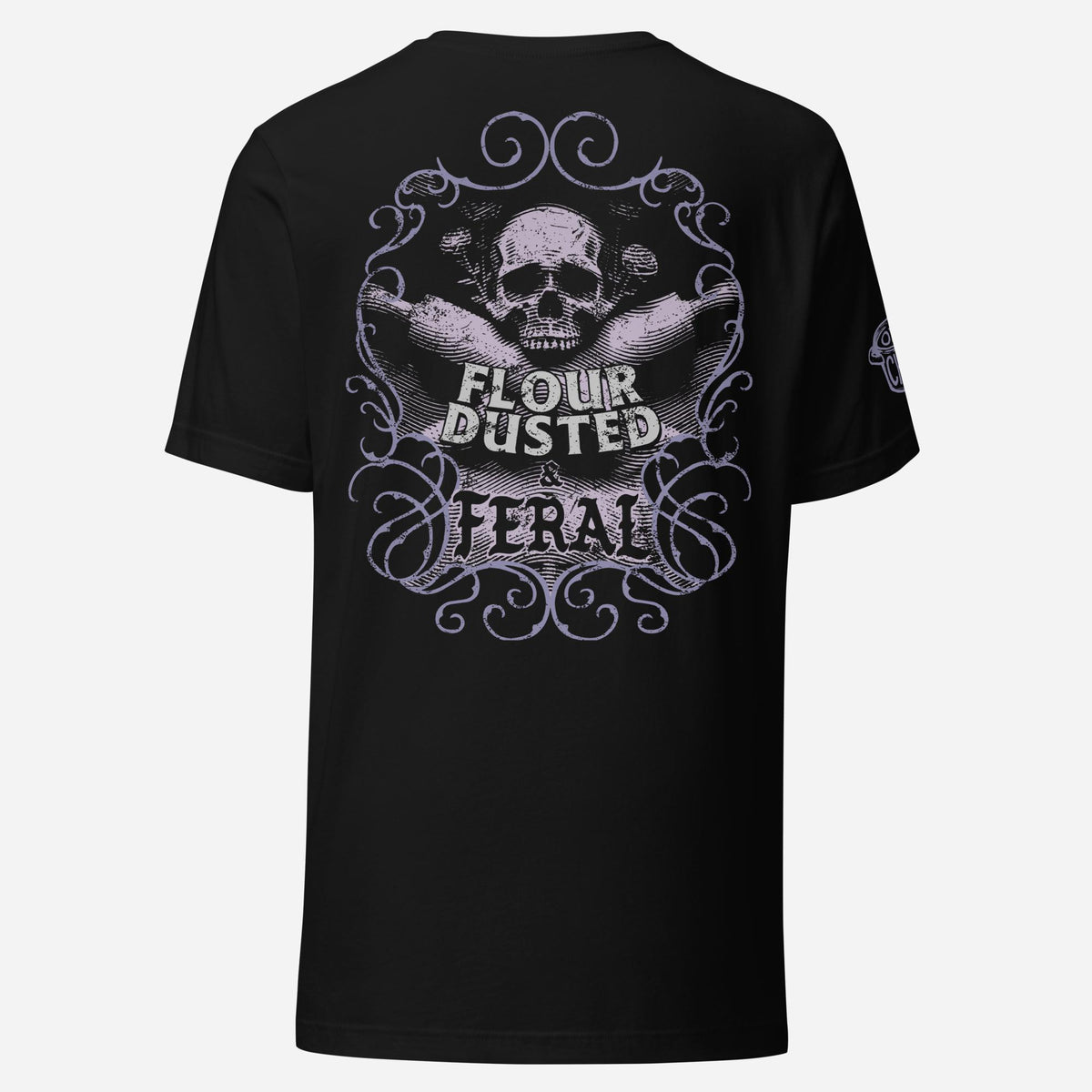 BACK PRINT Flour Dusted & Feral Unisex Tee
