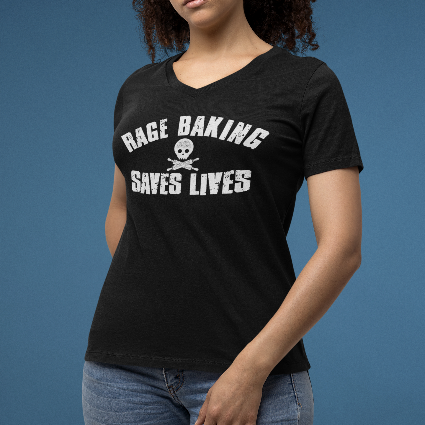 Rage Baking Women’s Relaxed V-neckTee