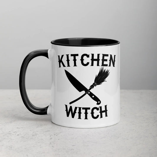Kitchen Witch Mug with Color Inside - Odd Chef