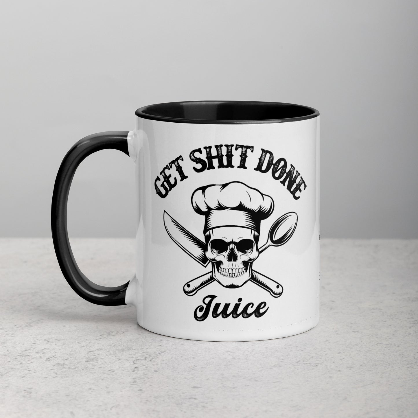 Get Shit Done Juice Mug with Color Inside
