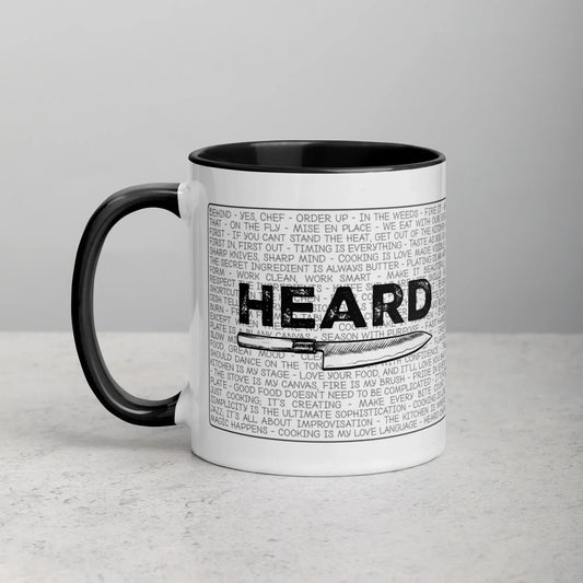 Heard Kitchen Phrase Mug with Color Inside - Odd Chef