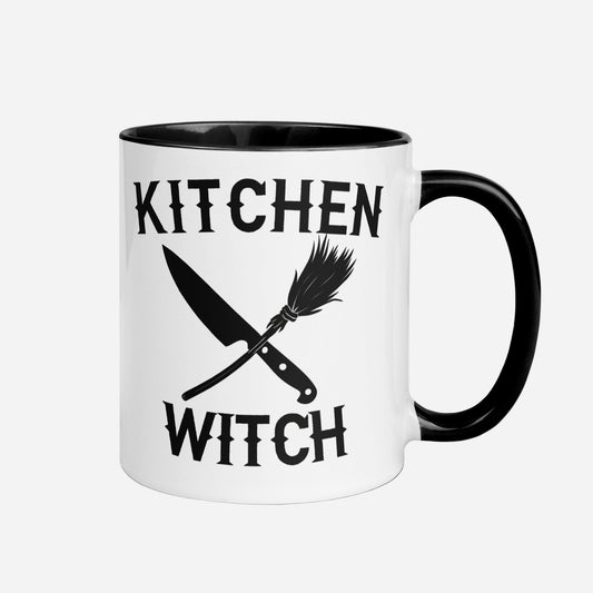 Kitchen Witch Mug with Color Inside