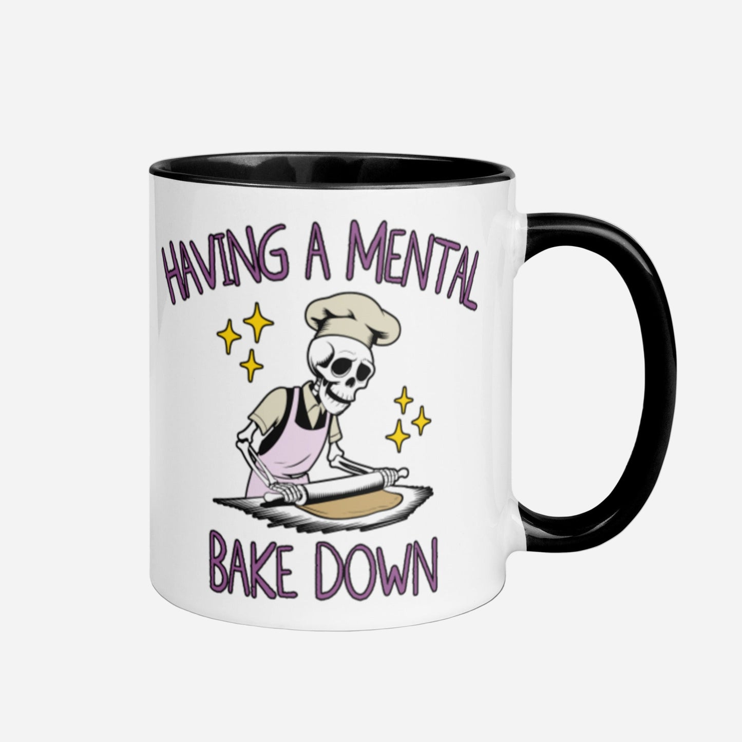 Mental Bake Down Mug with Color Inside