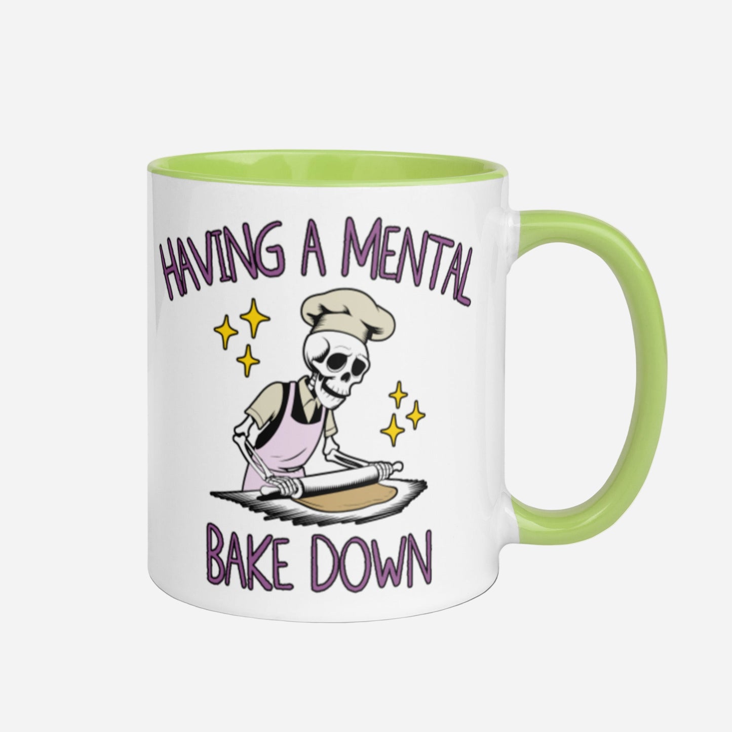 Mental Bake Down Mug with Color Inside