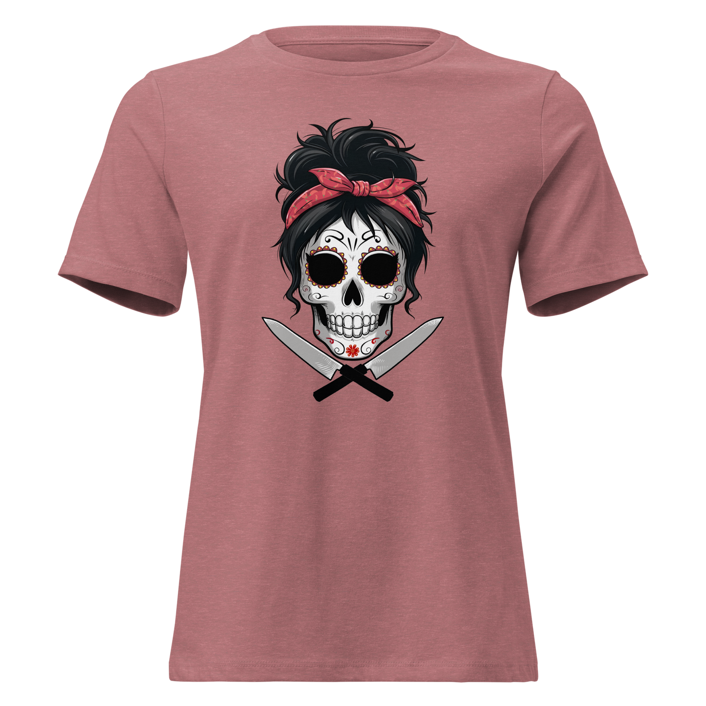 Sugar Skull Chef Women's Relaxed T-Shirt