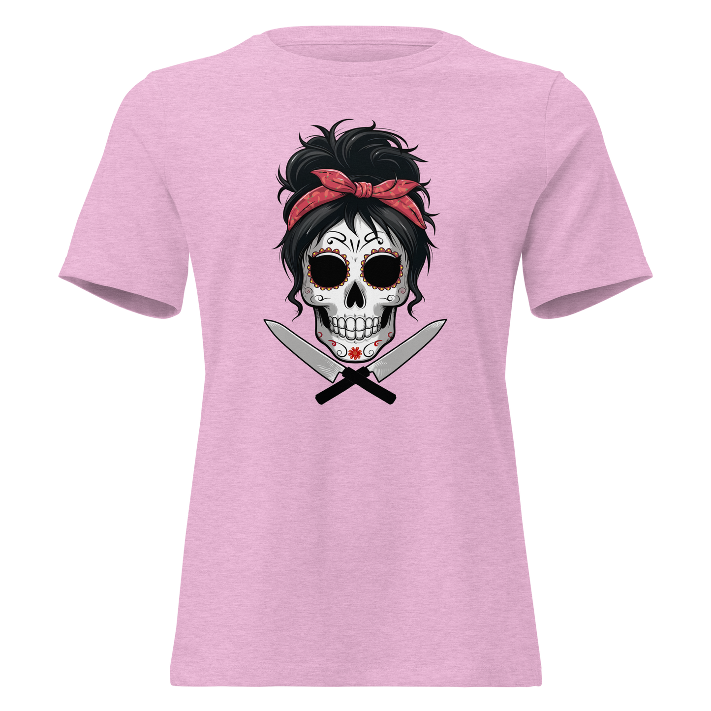 Sugar Skull Chef Women's Relaxed T-Shirt