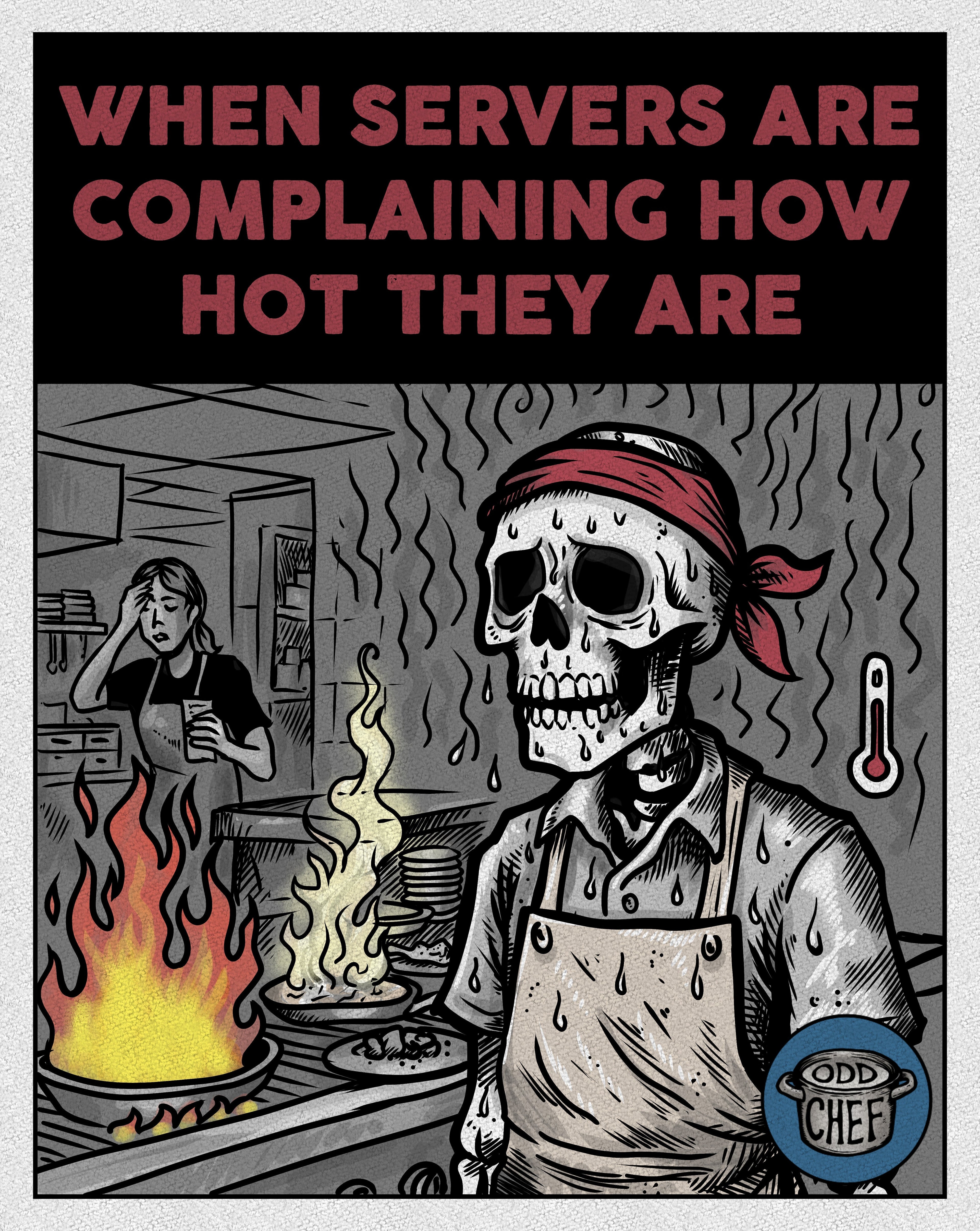 🔥 Introducing the Odd Chef Comic Series – Kitchen Life, Unfiltered 🔥 - Odd Chef