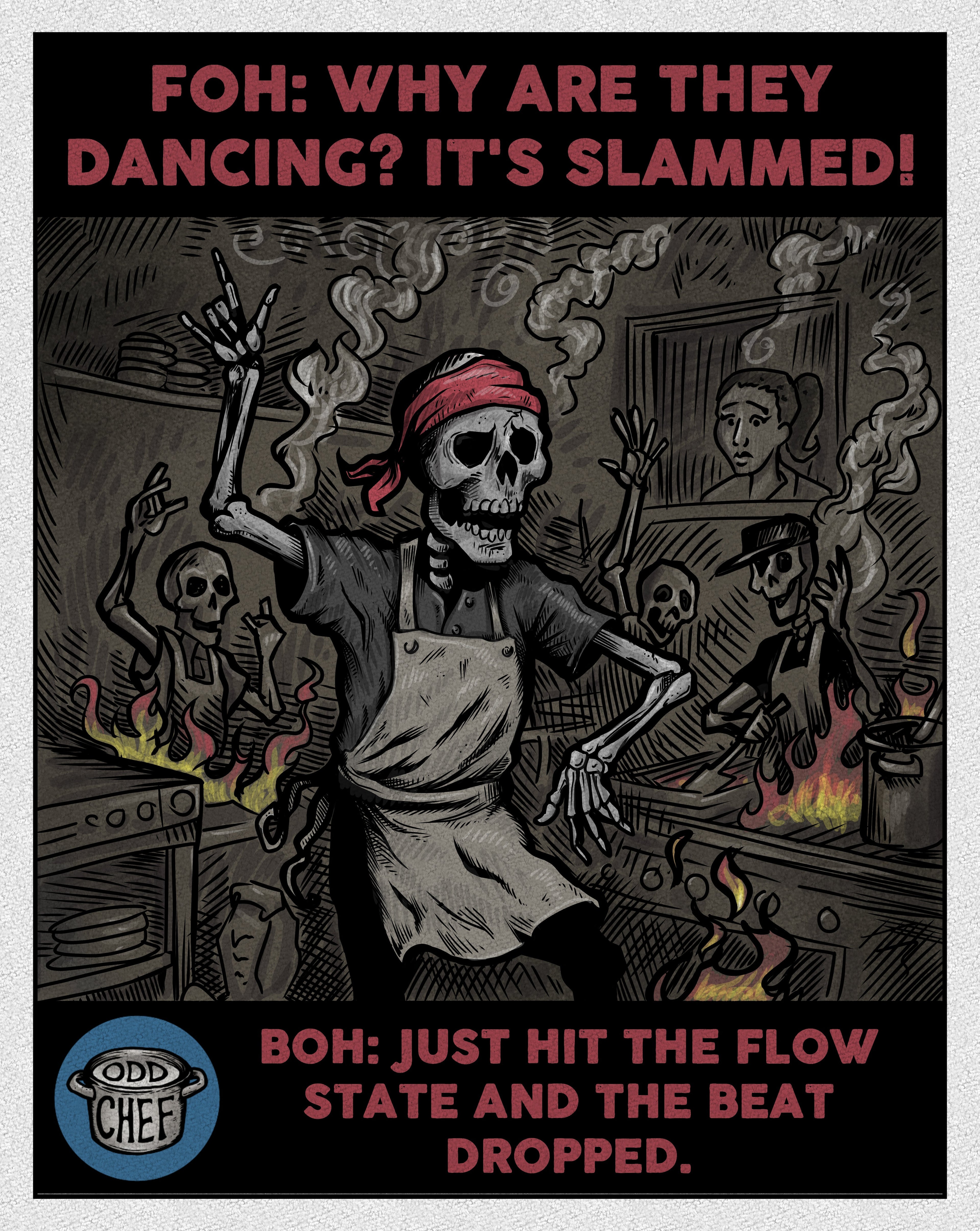 Odd Chef Comic Series #2 – Flow State in the BOH - Odd Chef