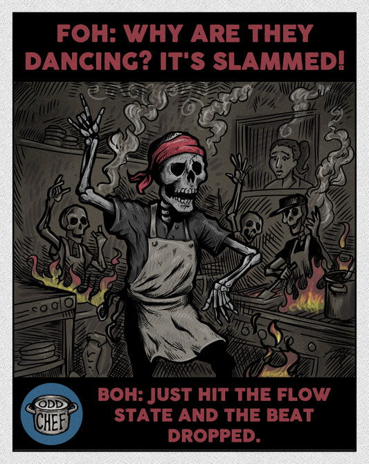 Odd Chef Comic Series #2 – Flow State in the BOH