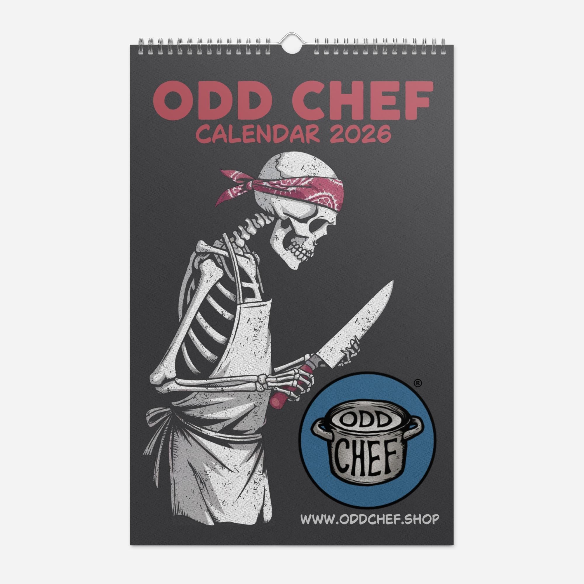 The Odd Chef Calendar 2026 – Best Gift for Chefs this Holiday - Odd Chef