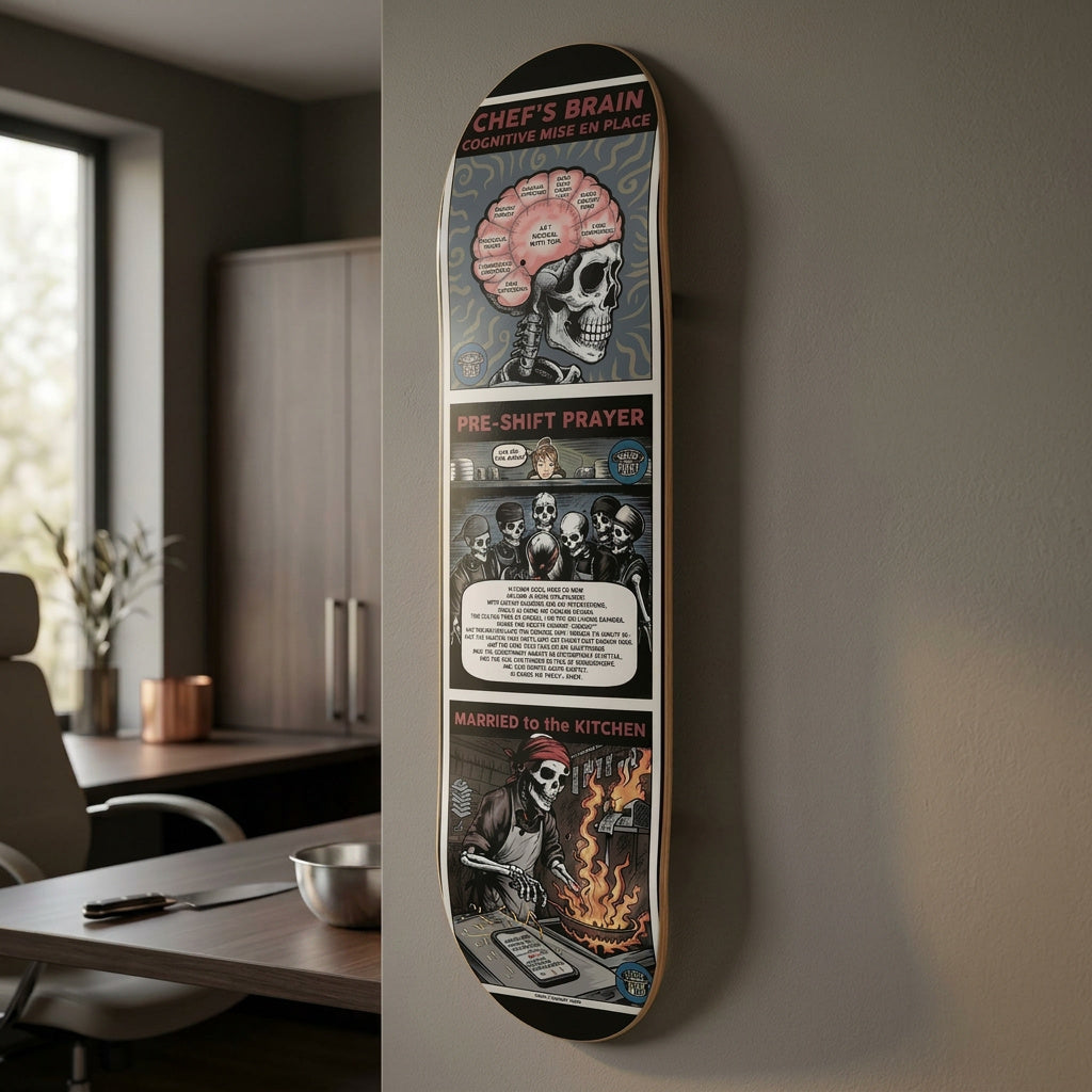 Odd Chef Comic Skateboard Deck