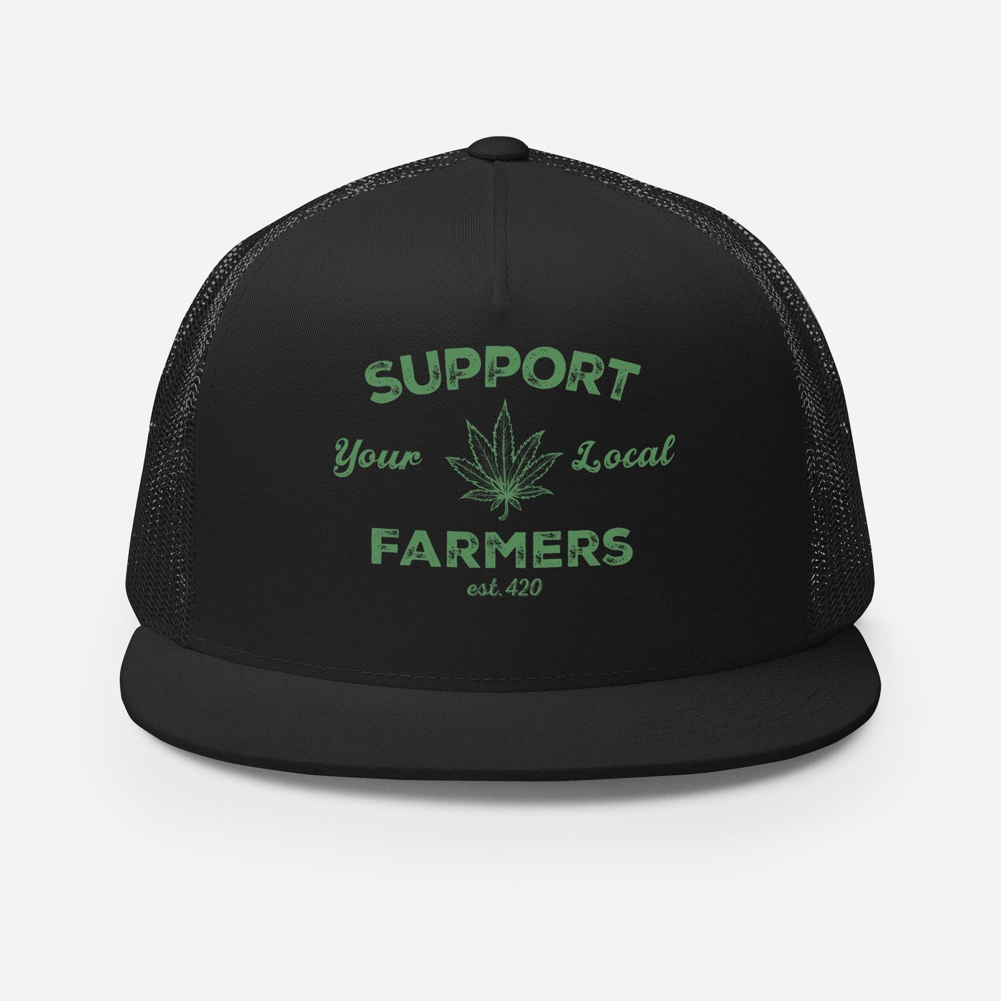 Support Local Farmers 420 FLAT BILL Hat - Odd Chef