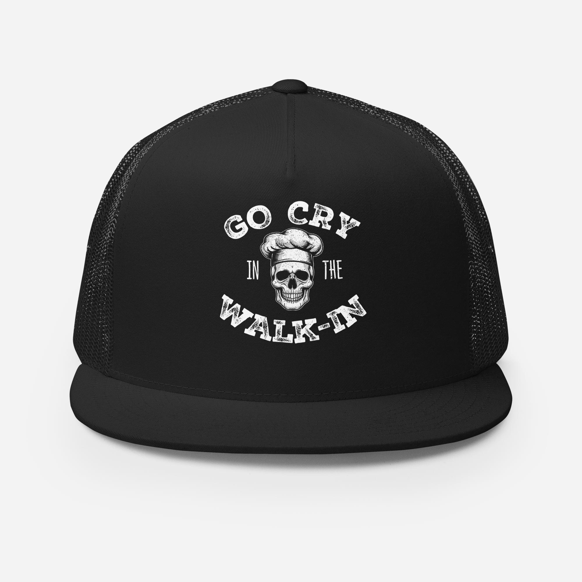 Go Cry in the Walk In FLAT BILL Hat - Odd Chef